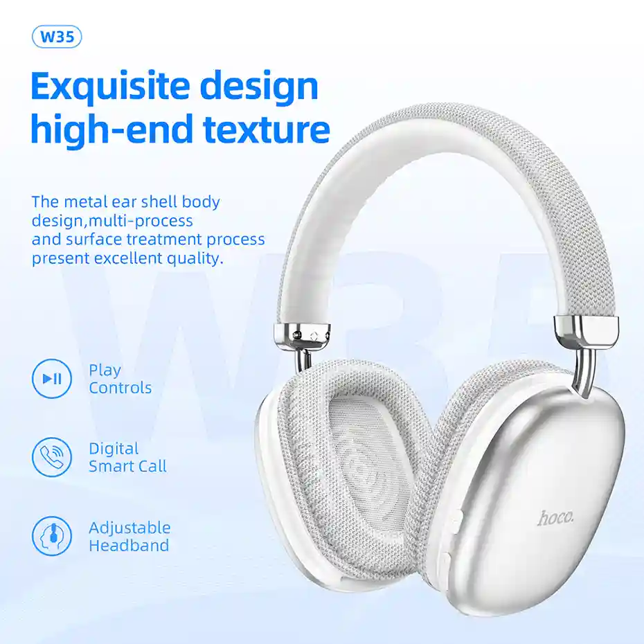 HOCO W35 wireless headphones with high bass sound