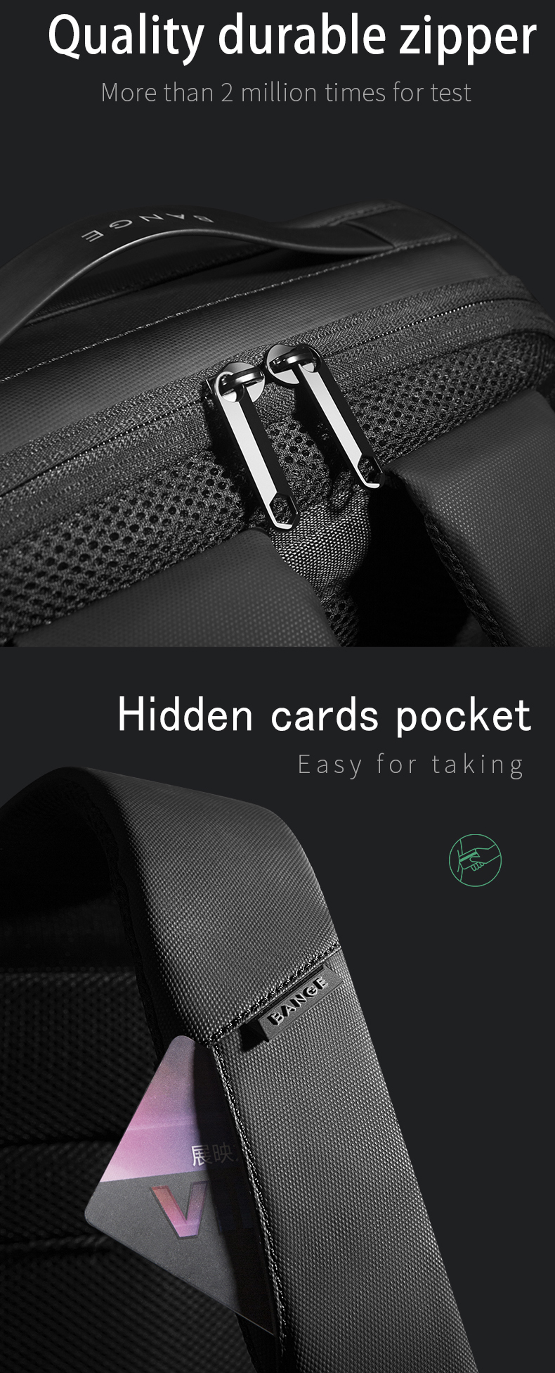 BANGE BG-7216 Waterproof Backpack 