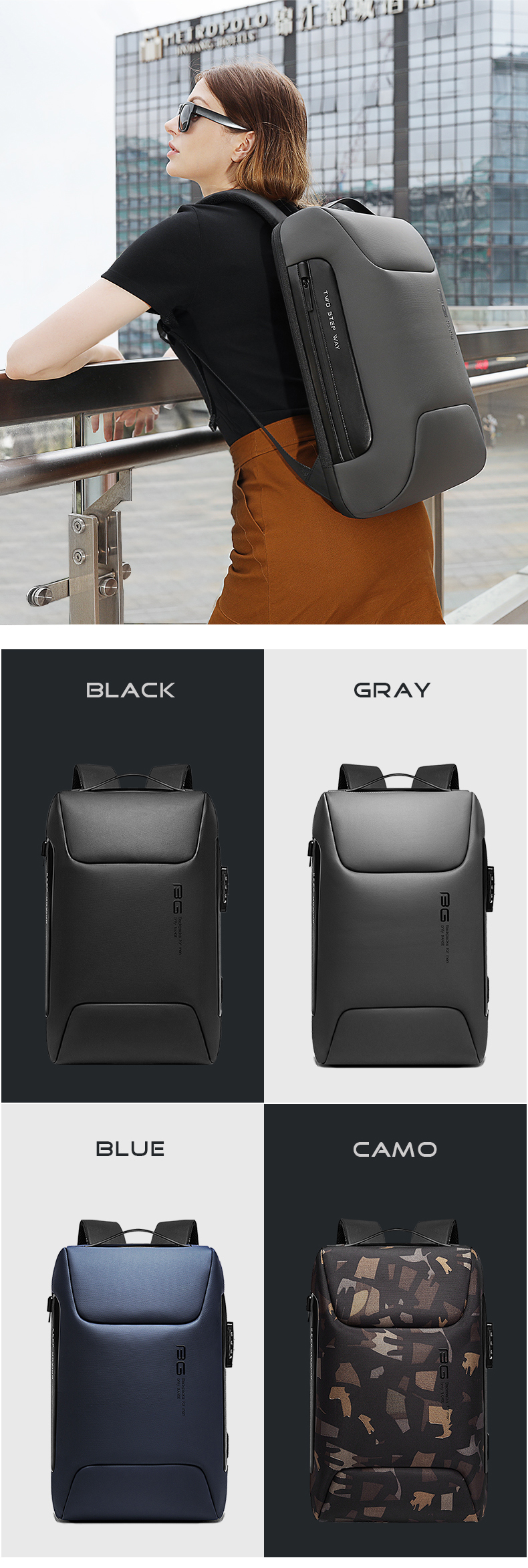 BANGE BG-7216 Waterproof Backpack 