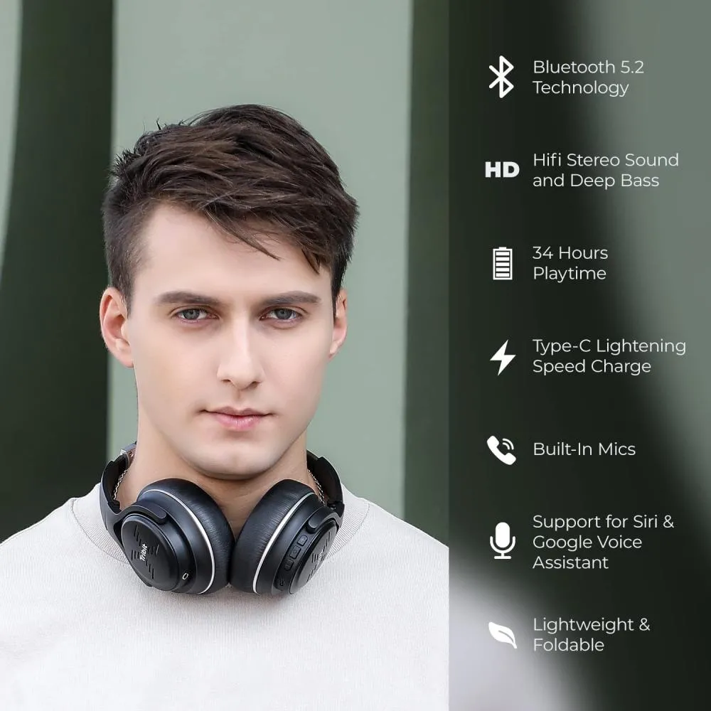 Tribit XFree Go Over Ear Headphones