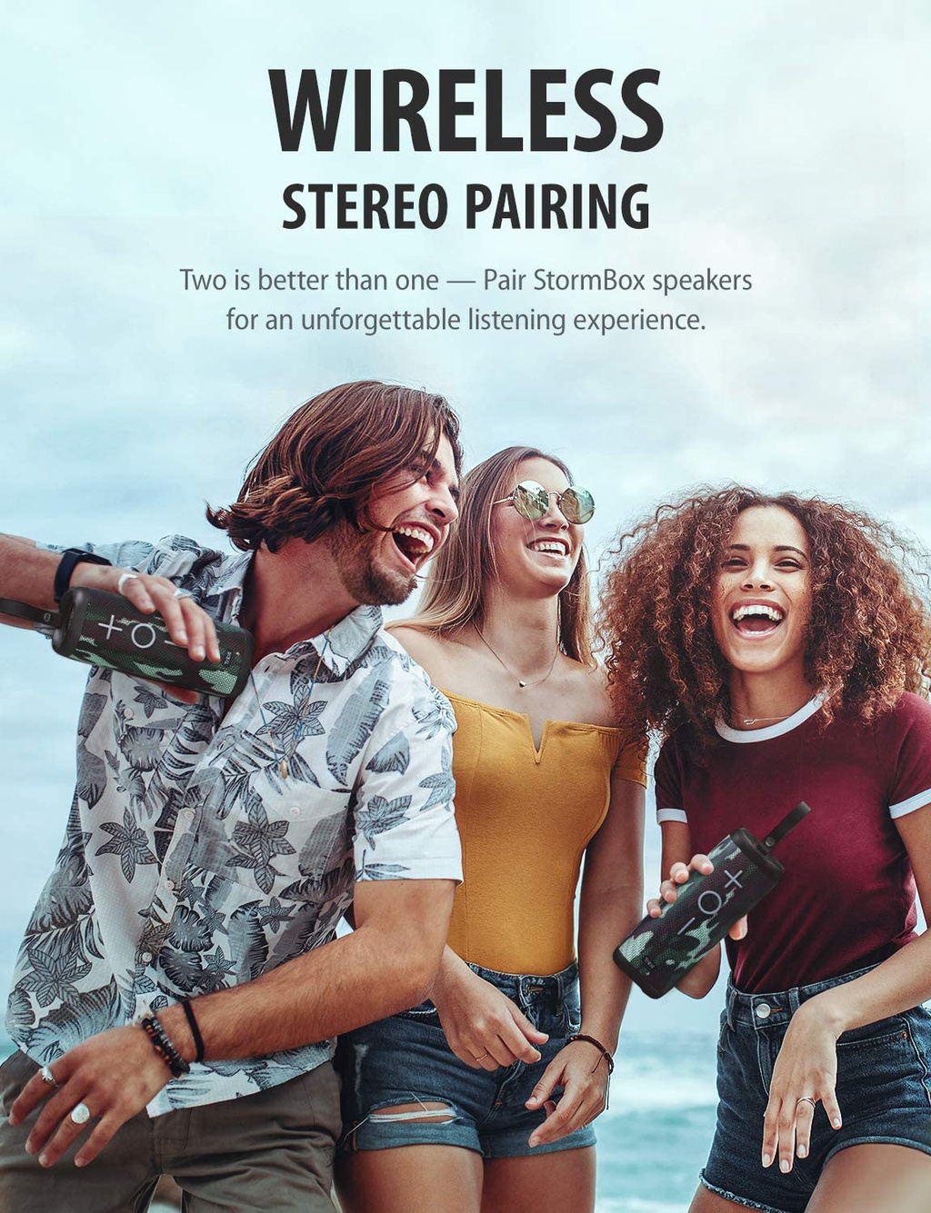 CNET award-winning Tribit StormBox mini Bluetooth speaker