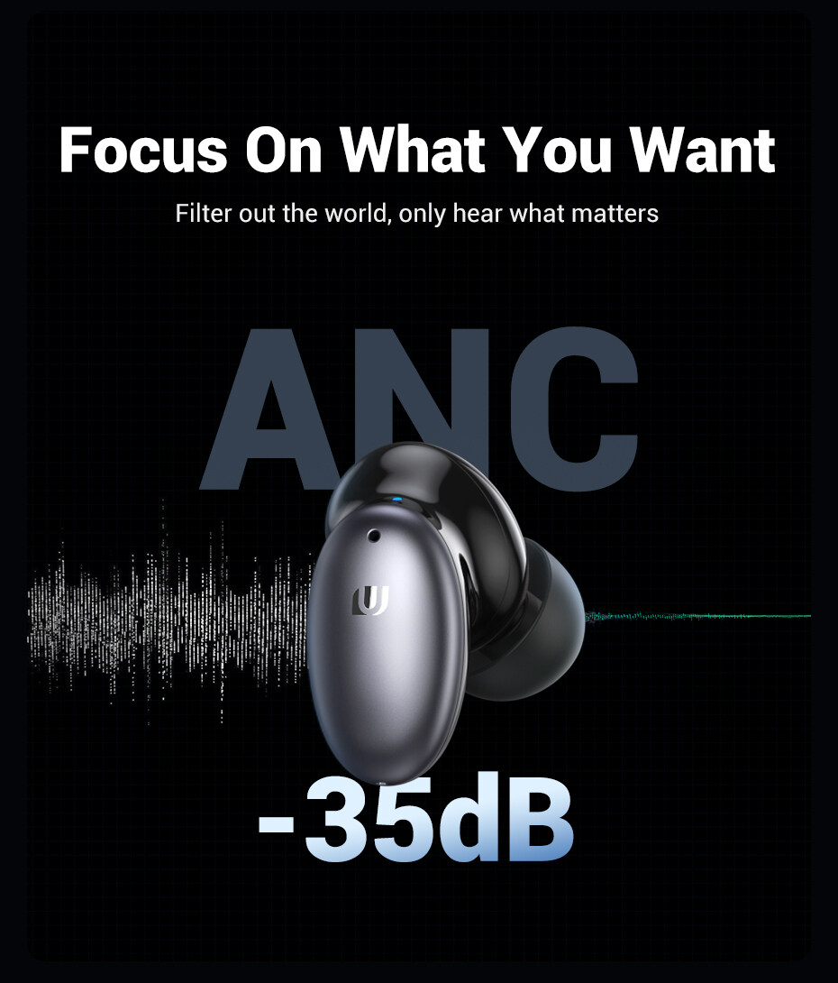 Ugreen HiTune X6 ANC Wireless Earbuds