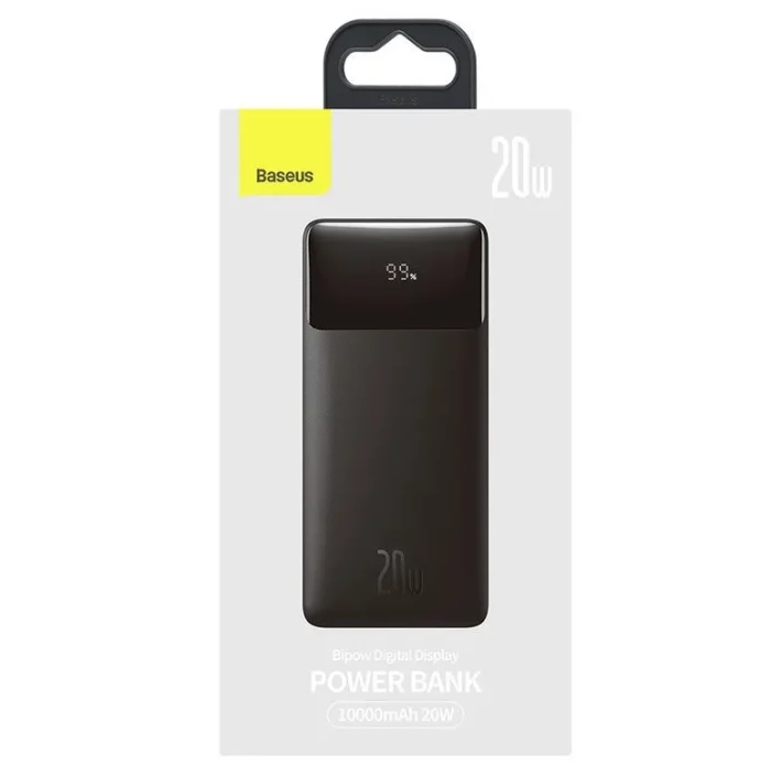 Baseus Bipow PPDML-L01 Digital Display Power bank 10000mAh 20W Black