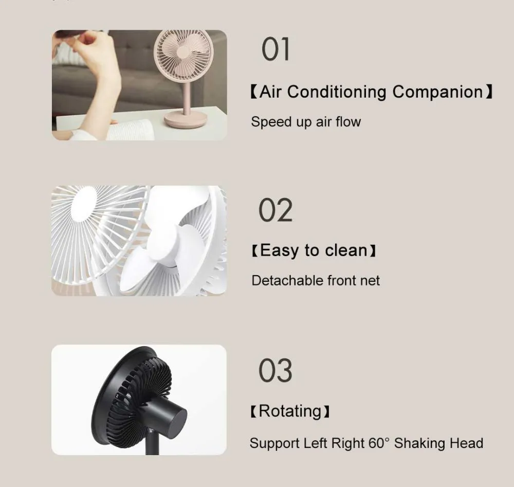 Xiaomi SOLOVE F5 Pro F5p Smart Desktop Extendable Fan