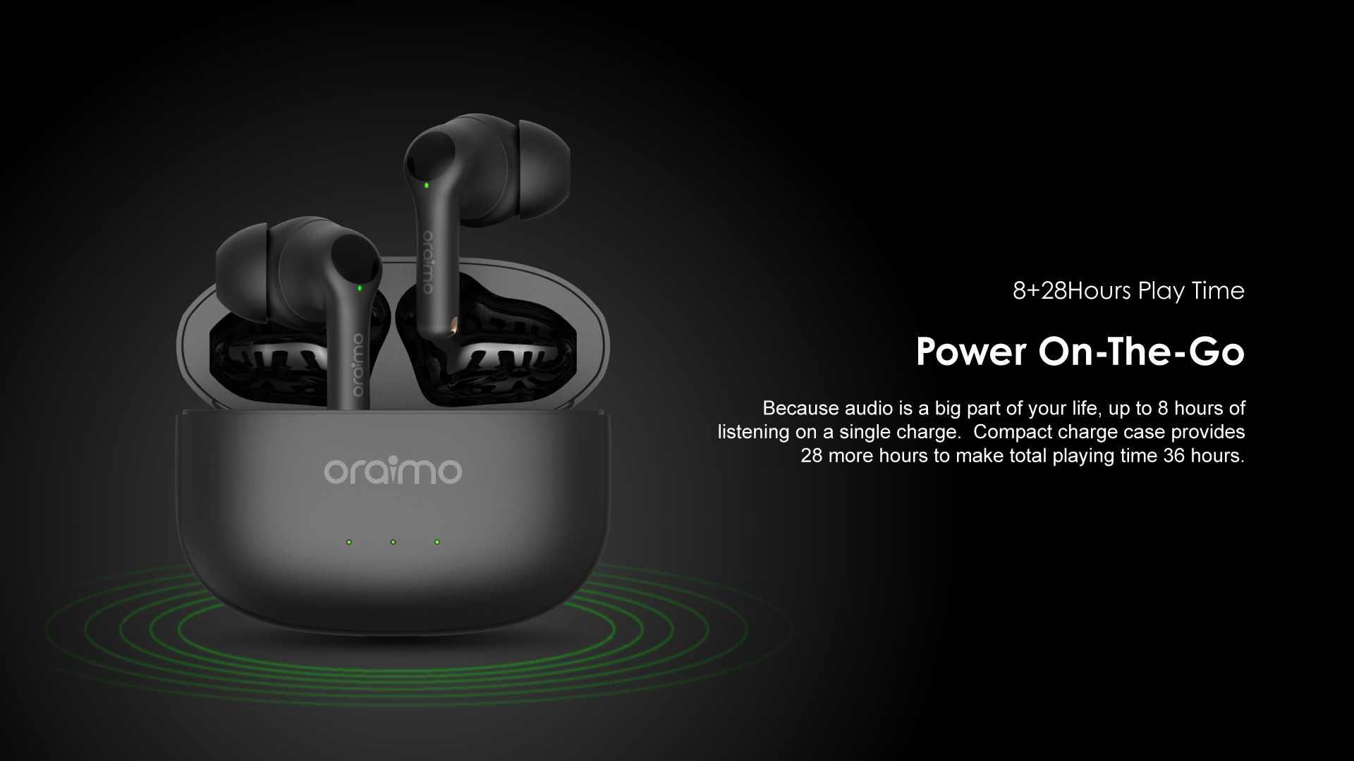 oraimo FreePods 3 OEB- E104D 2baba tuned for Afrobeat TWS True Wireless Stereo Earbuds