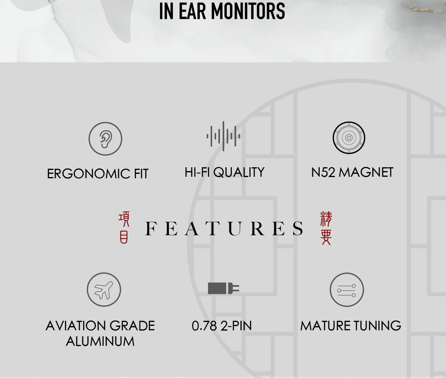 Kinboofi TANGZU SHIMIN LI in Ear Monitor