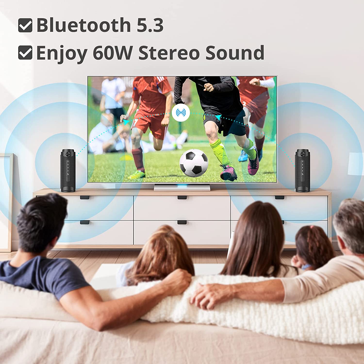 Tronsmart T7 Portable Outdoor Speaker with 30W 360° Surround Sound