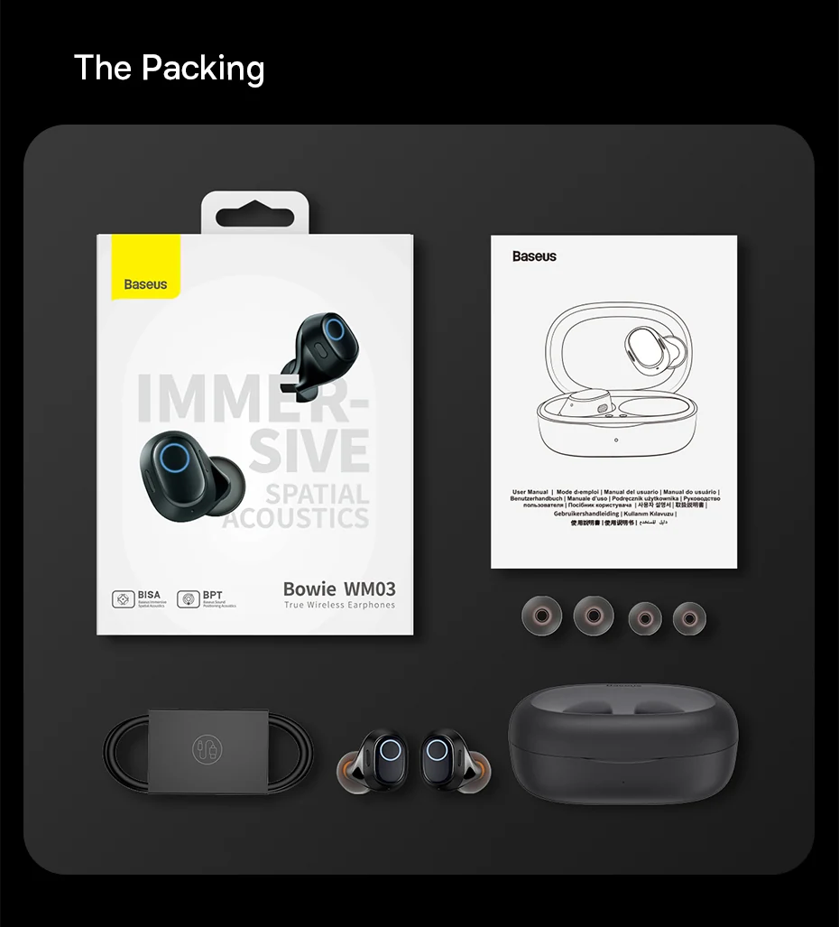 Baseus Bowie WM03 Wireless Earphones