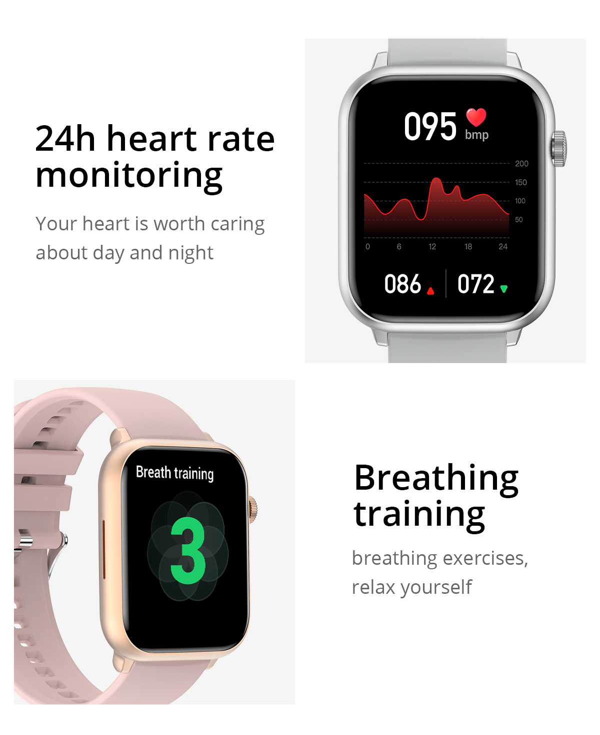 COLMi C80 Smartwatch AMOLED Screen Always On Display