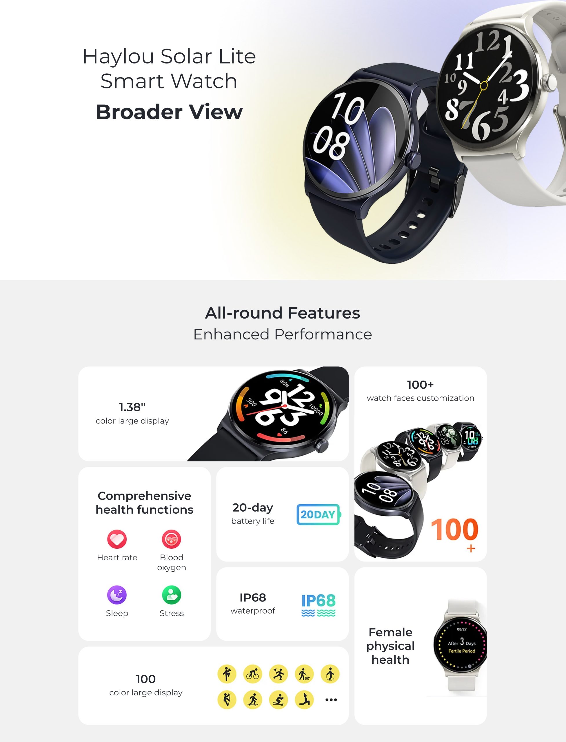 Haylou Solar Lite Smart Watch