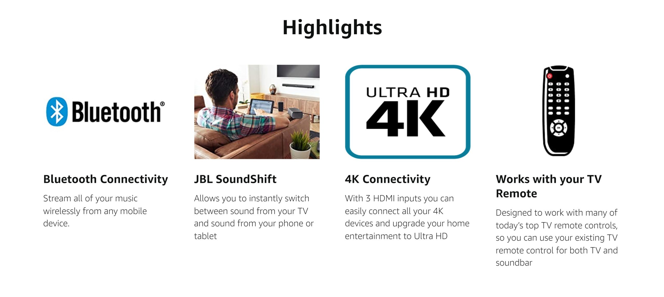 JBL Bar 5.1 - Channel 4K Ultra HD Soundbar