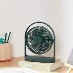 JISULIFE FA19A USB Portable Rechargeable Fan 4000mAH Battery- Green