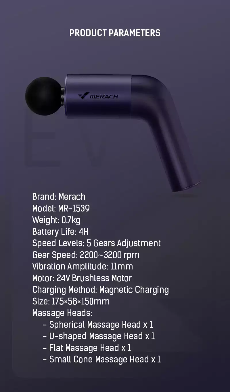 Merach MR-1539 Percussion Massage Gun