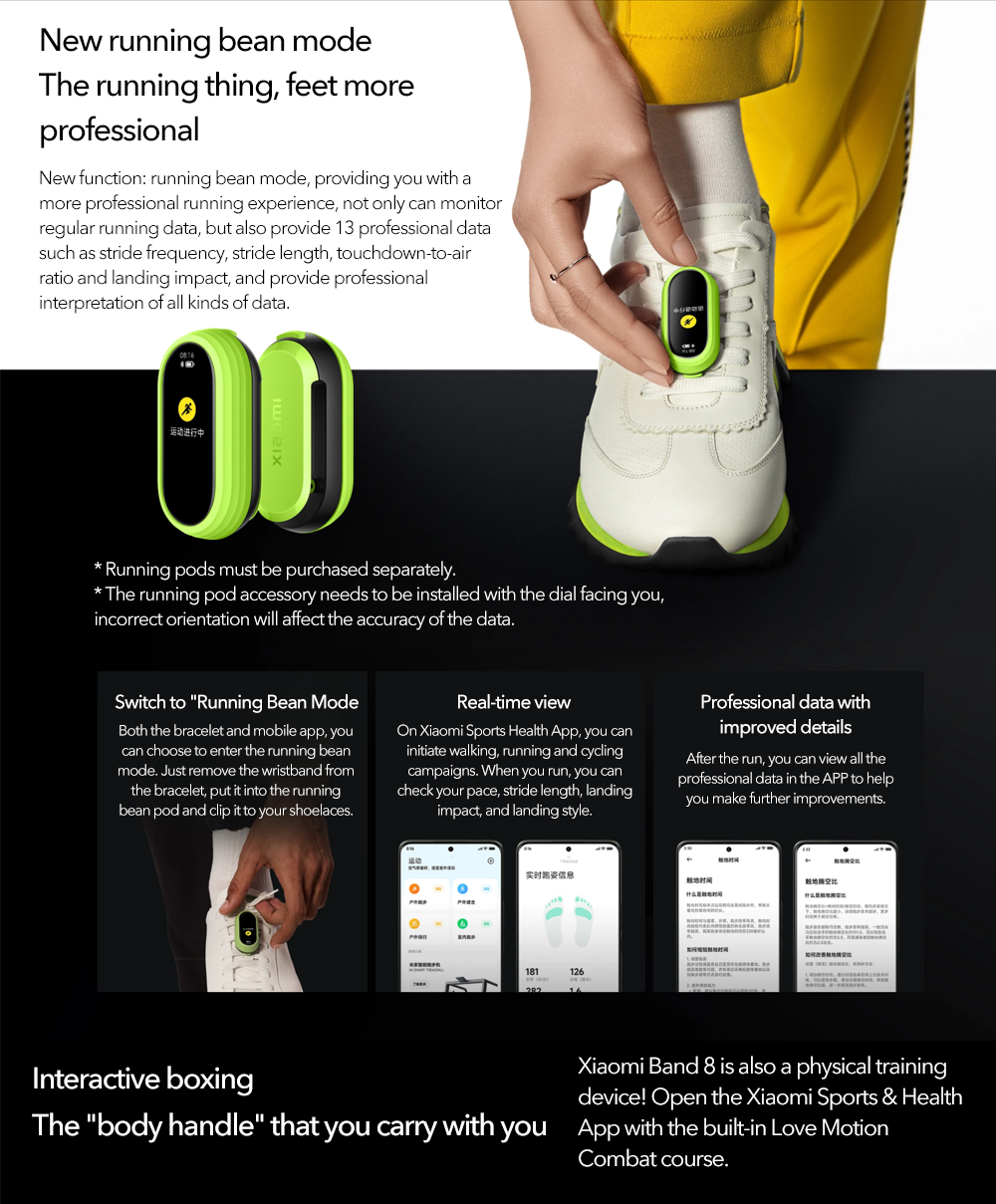 Xiaomi Mi Smart Band 8 With AMOLED Display