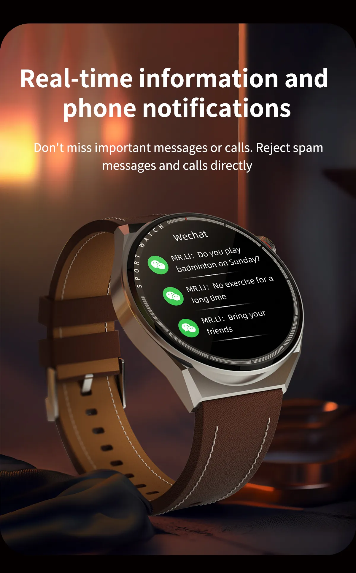 Zordai ZD3 Plus Smart Watch Dual Strap