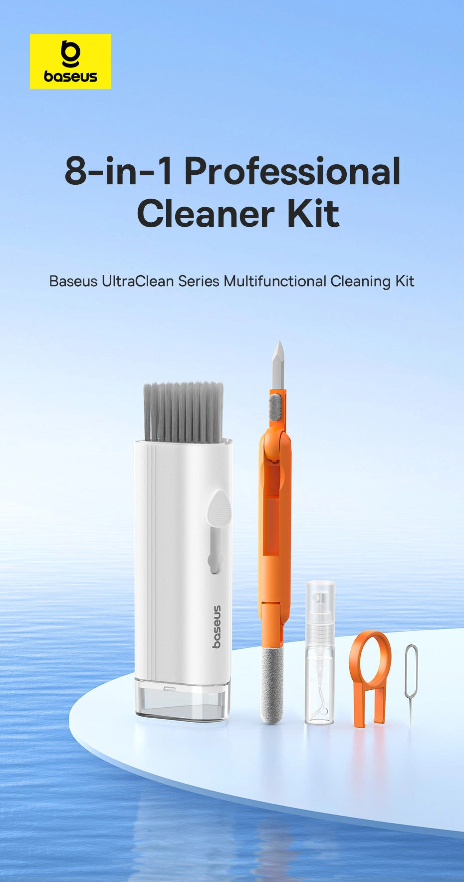 Baseus UltraClean Series 8 in 1 Multifunctional Cleaning Kit