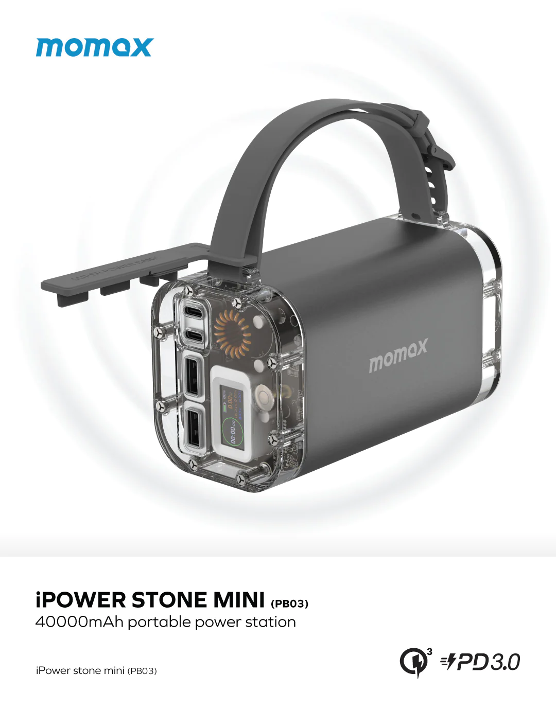 Momax PB03 Power Stone Mini 100W Outdoor power station