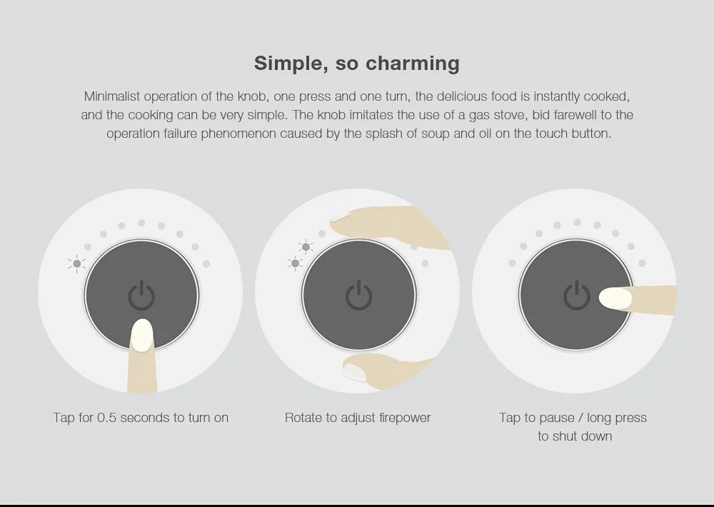 Xiaomi Mijia Youth Edition Induction Cooker with 9 temperature levels