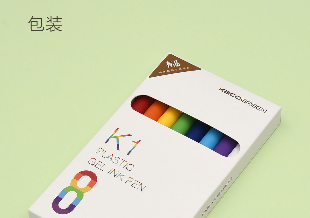 Youpin KACOGREEN K1 Gel Pen 8pcs