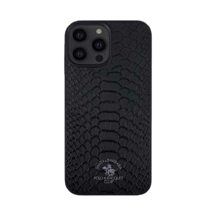 Santa Barbara Polo & Racquet Club Knight Series Leather Case for iPhone 14 Pro / 14 Pro Max