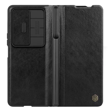 Nillkin Qin Pro Leather Case for Galaxy Z Fold4 – Black