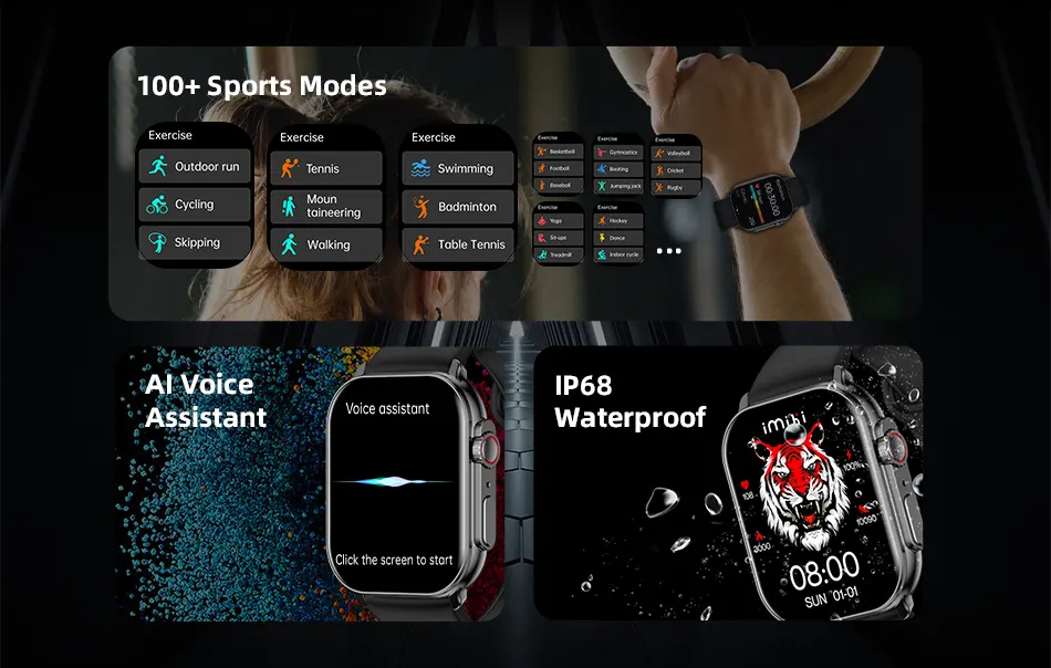 Imilab IMIKI SF1 Bluetooth Calling Smart Watch