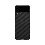 RAIGOR INVERSE Carbon Fiber Texture TPU+PC Hybrid Cover for Galaxy Z Flip 4 5G