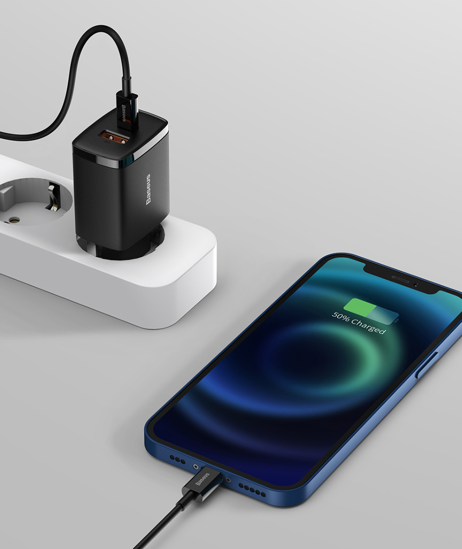 Baseus Compact Quick Charger U+C 20W CCXJ-01