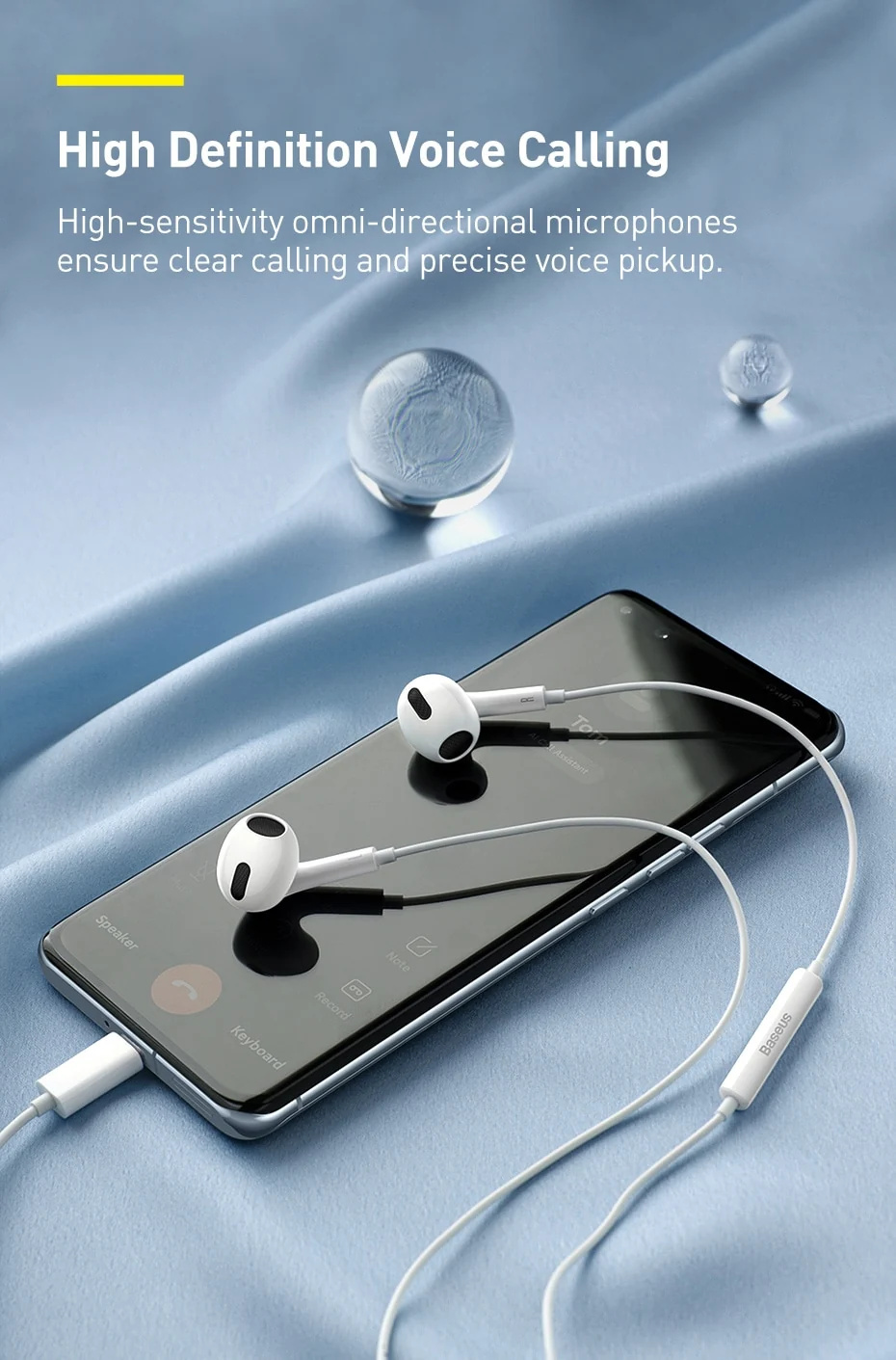 Baseus Encok C17 Type-C lateral in-ear Wired Earphone