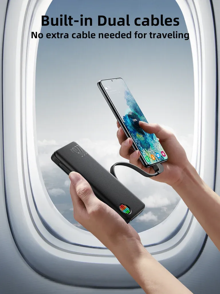 Joyroom JR-L014/JR-L015 22.5W Power Bank with Dual Cables