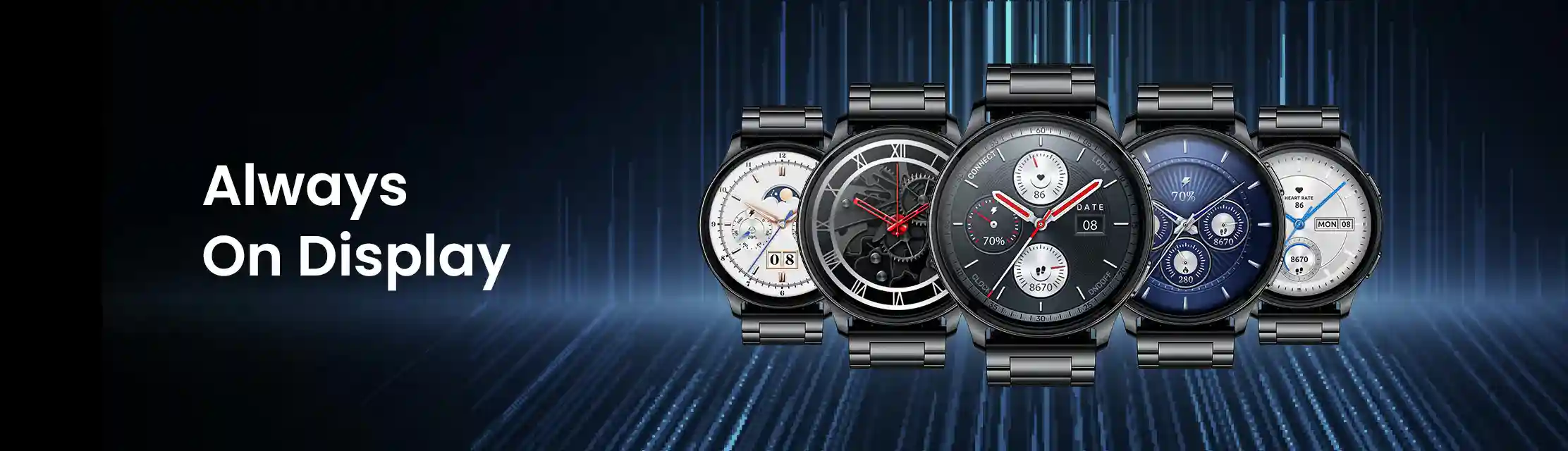 Amazfit Pop 3R Smartwatch with 1.43-inch HD AMOLED display and Bluetooth calling.