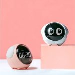 Emoji Pixel Alarm Clock Voice Control Led Light