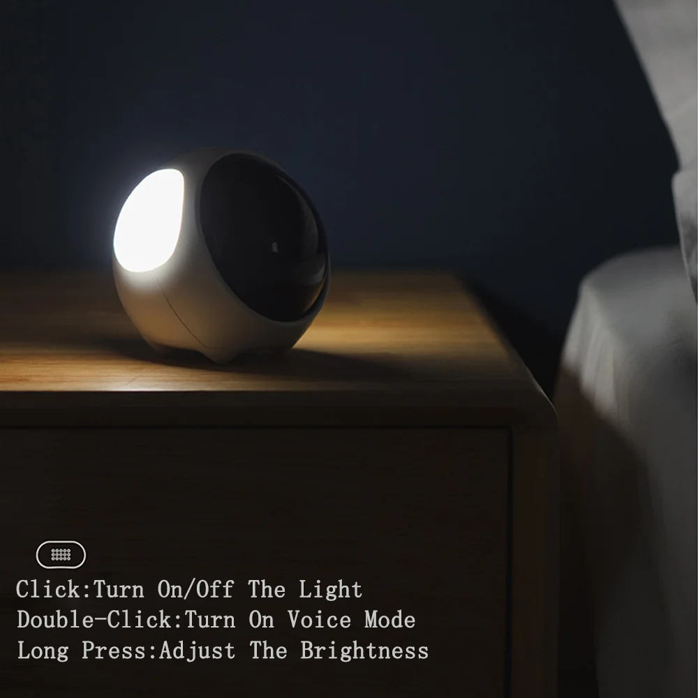 Emoji Pixel Alarm Clock Voice Control Led Light
