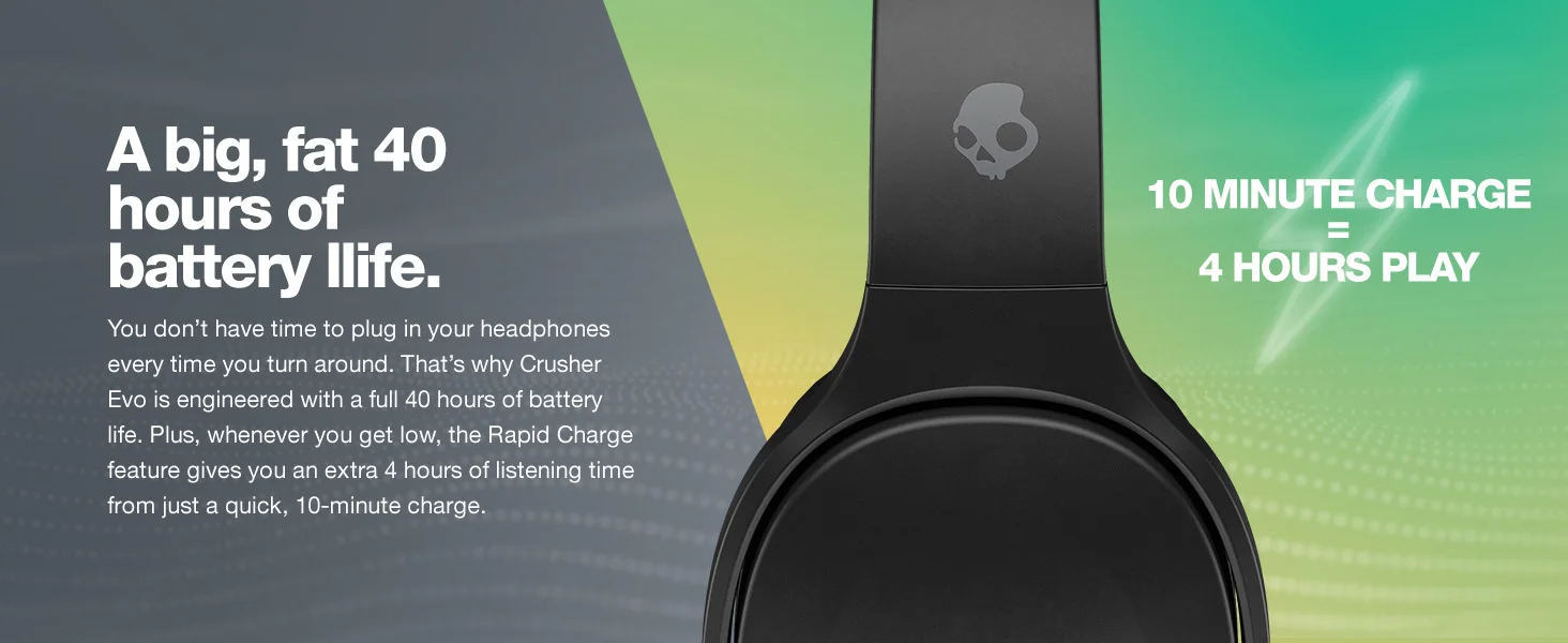 Skullcandy Crusher Evo Wireless Over Headphones