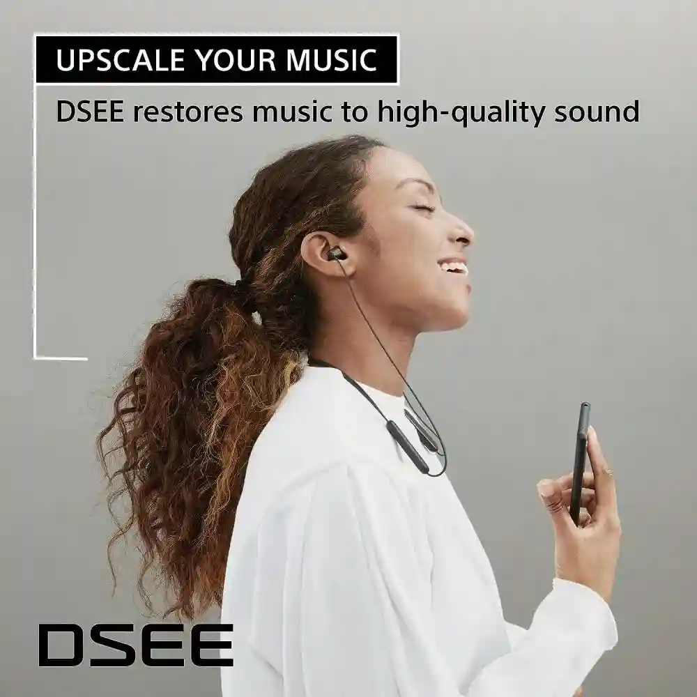 Sony WI-C100 Wireless In-Ear Headphones with minimalist design.