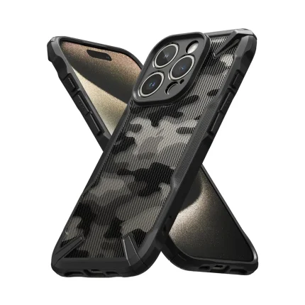 Ringke Fusion-X Camo Case for iPhone 15 Pro 15 Pro Max