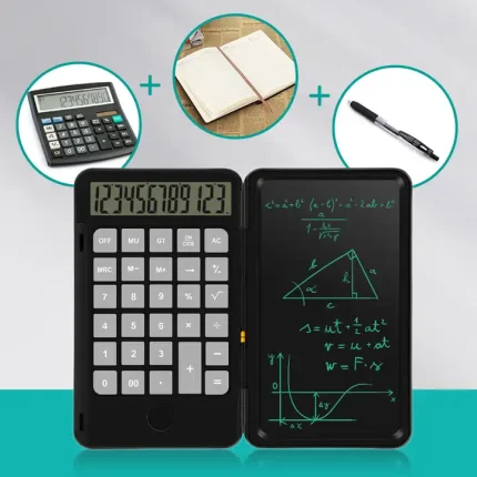 Calculator with NotePad Writing Table 6.5 Inch