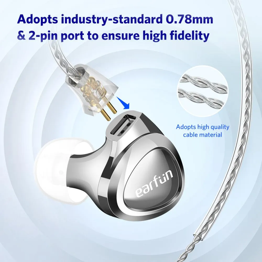 EarFun EH100 Advanced Triple-Driver Hybrid Hi-Fi Earphones