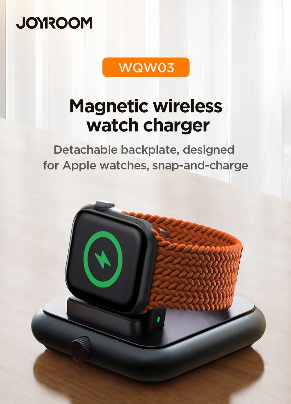 Joyroom JR-WQW03 Magnetic Wireless Watch Charger