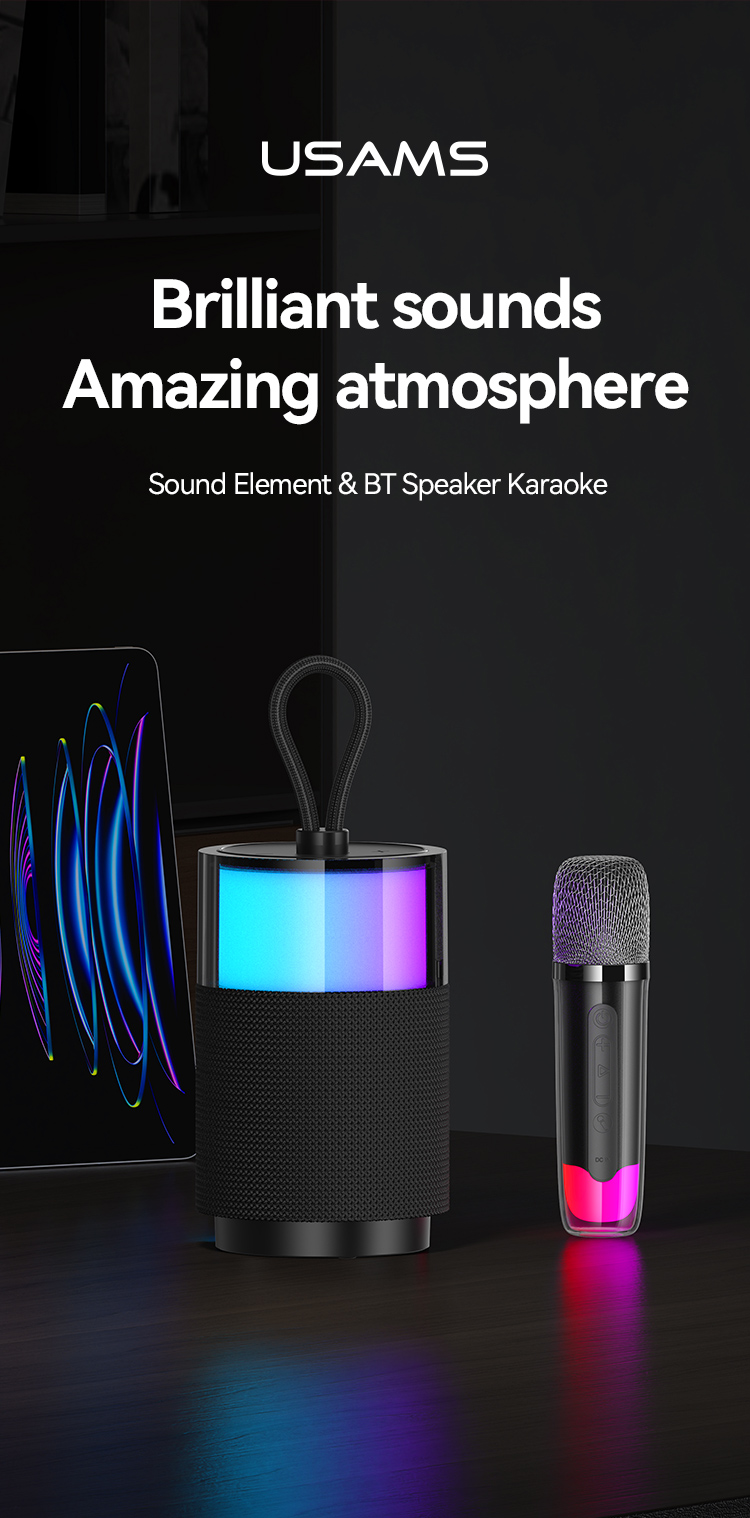 USAMS US-YX013 YIN Series Wireless Speaker With Microphone