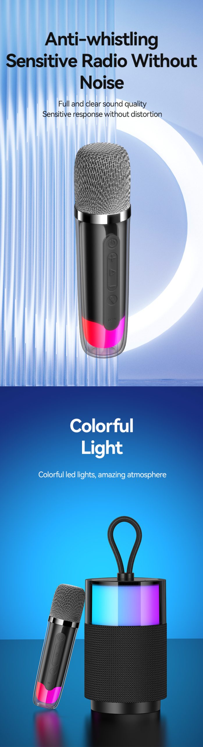 USAMS US-YX013 YIN Series Wireless Speaker With Microphone