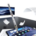 USAMS US-ZB264 Transparent Magnetic Charging Tilt-sensitive Active Touch Capacitive Stylus Pen