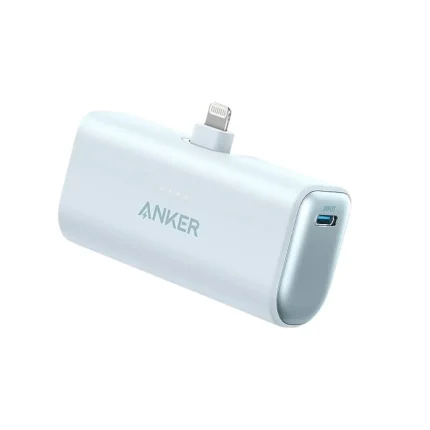 Anker 621 12W 5000mAh Power Bank Built In Lightning Connector (A1645)