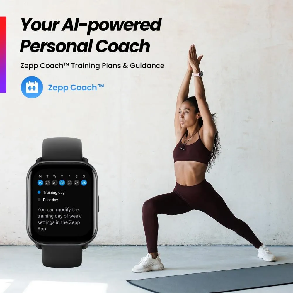 Amazfit Active AMOLED Display BT Calling Fitness Smart Watch