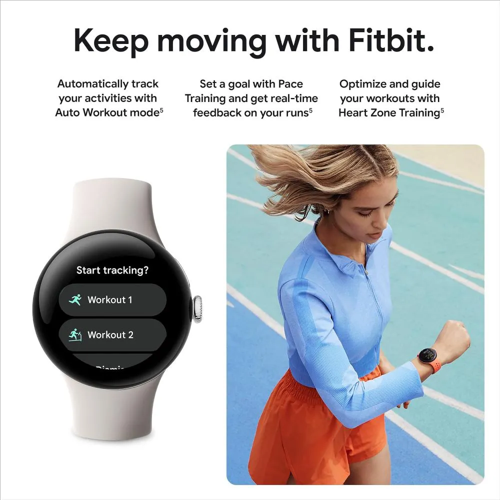 Google Pixel Watch 2 with the Best of Fitbit and Google