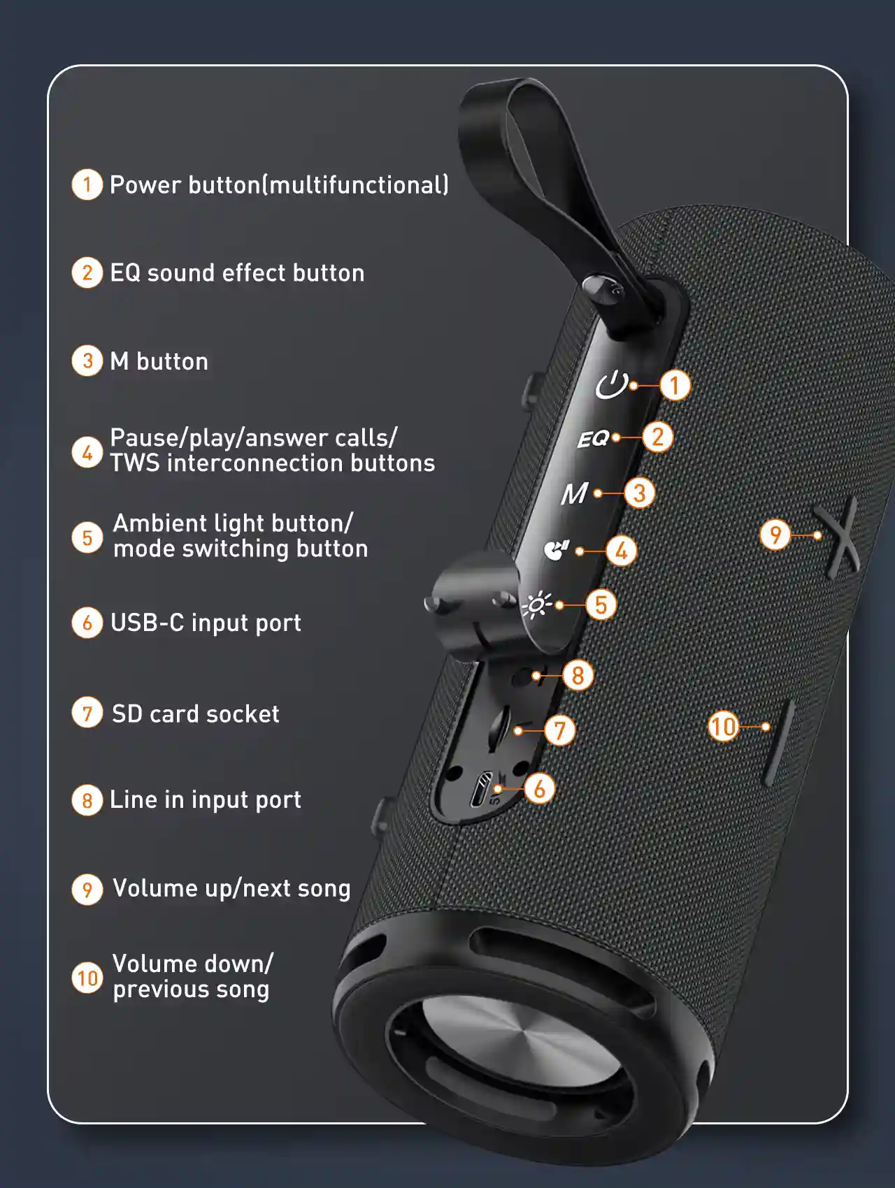 ldnio bts13 wireless bt bass hifi speaker 7