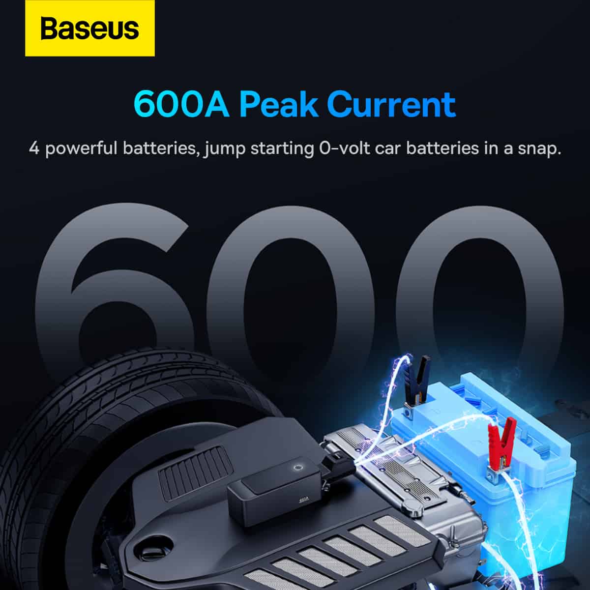 Baseus CH006 Super Energy Alpha Car Jump Starter 600A