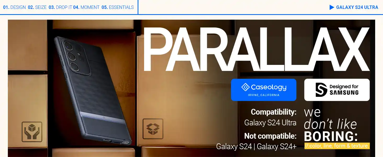 Caseology Parallax Case for Samsung Galaxy S24 Ultra