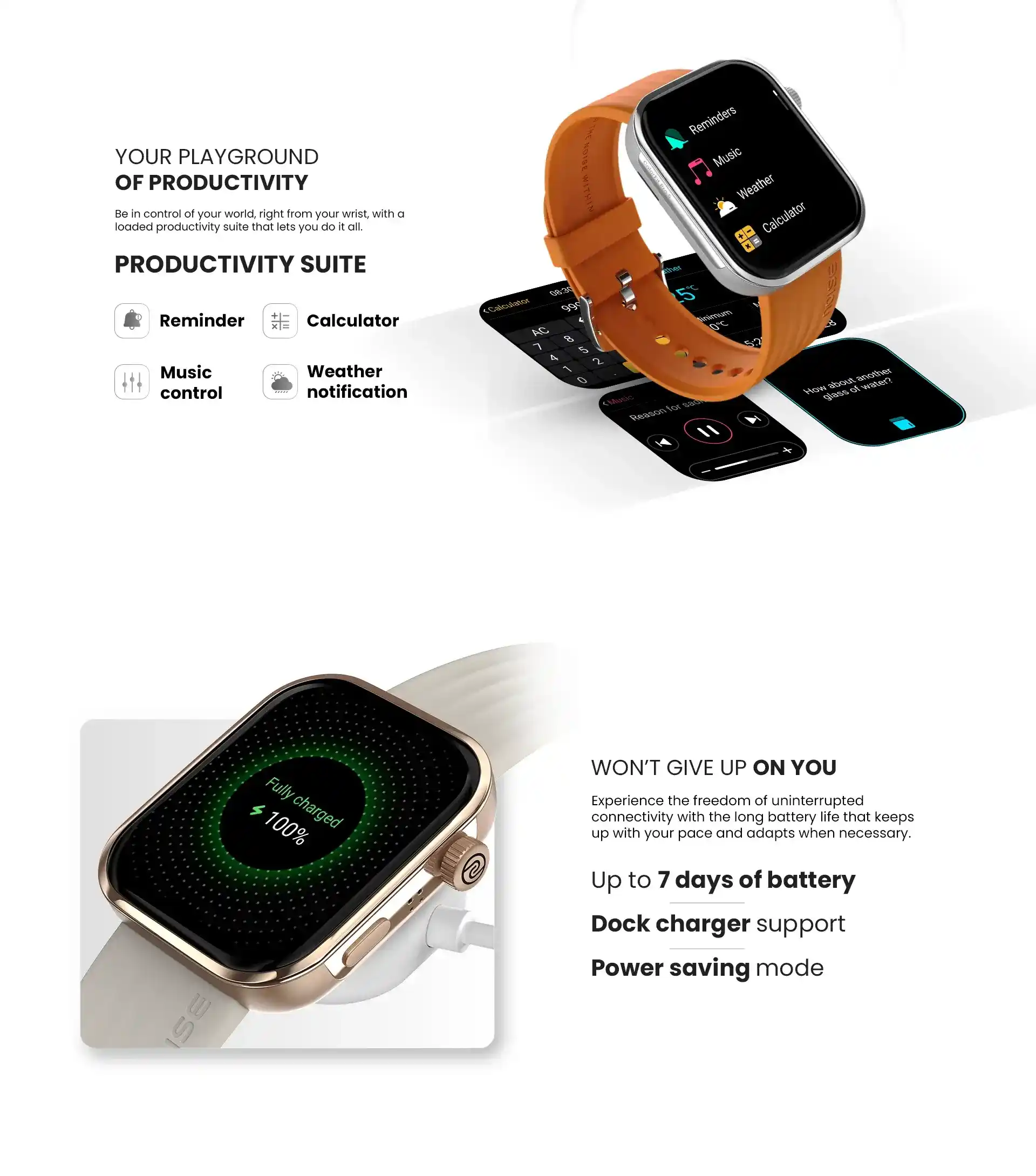 Noise ColorFit Pro 5 Smart Watch | 1.85" AMOLED Display DIY Watch Face