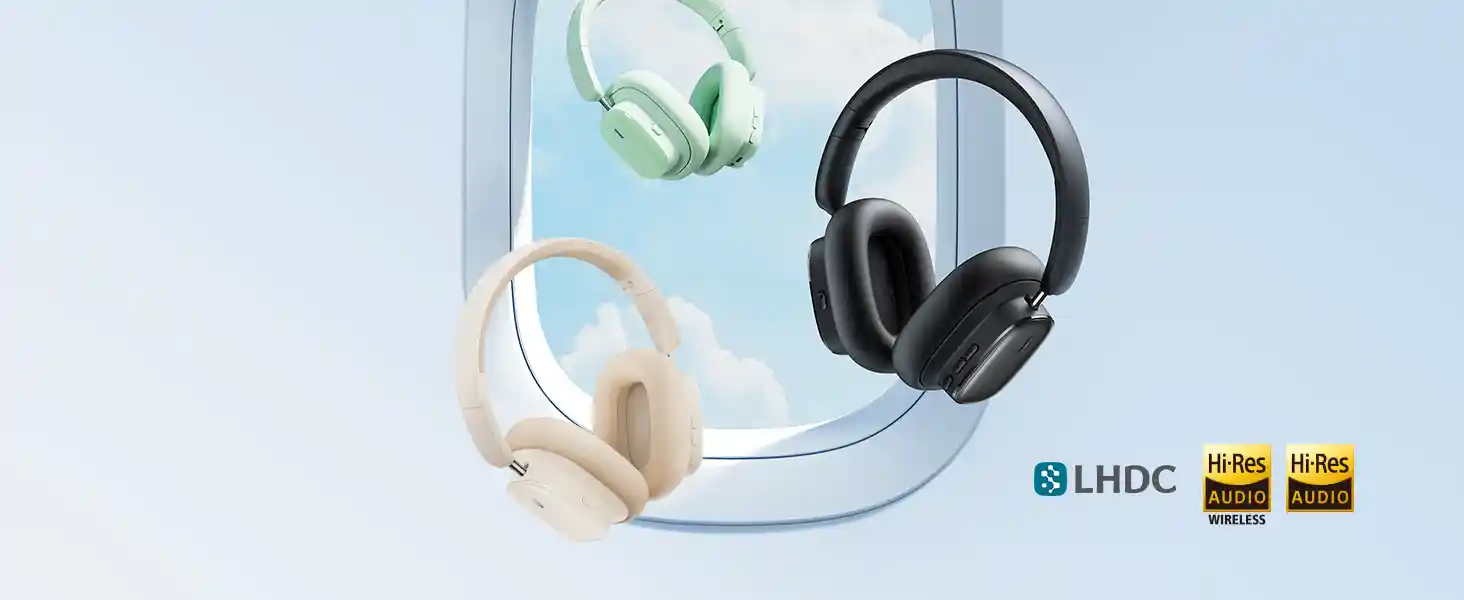 Baseus Bowie H1i Wireless Headphones 100H Playtime ANC Headset